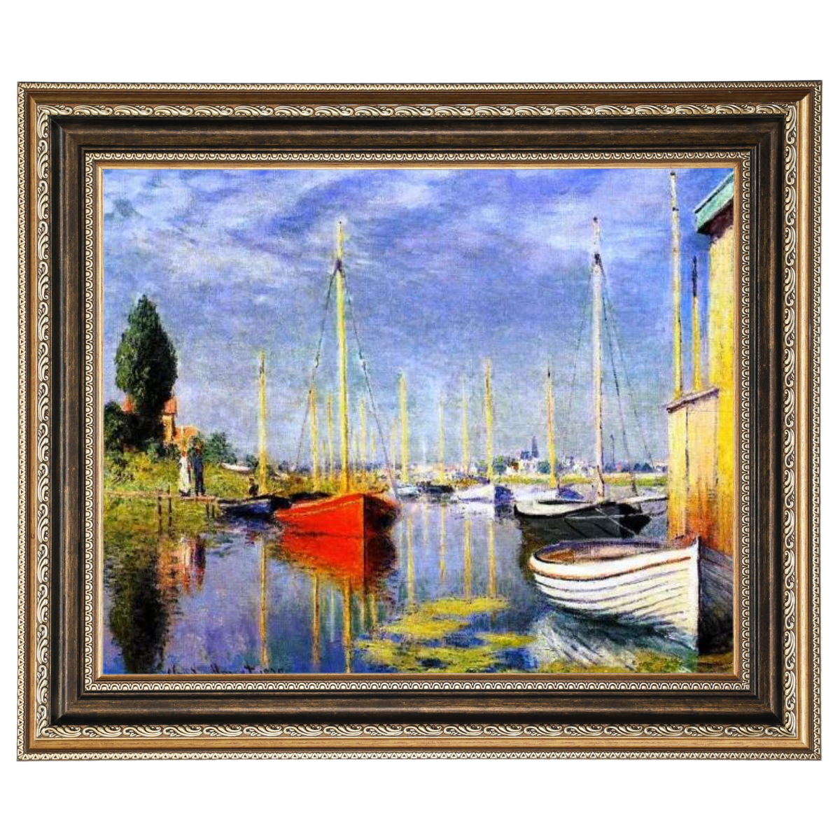 Yachts at Argenteuil - Vintage Wall Art Prints Decor For Living Room