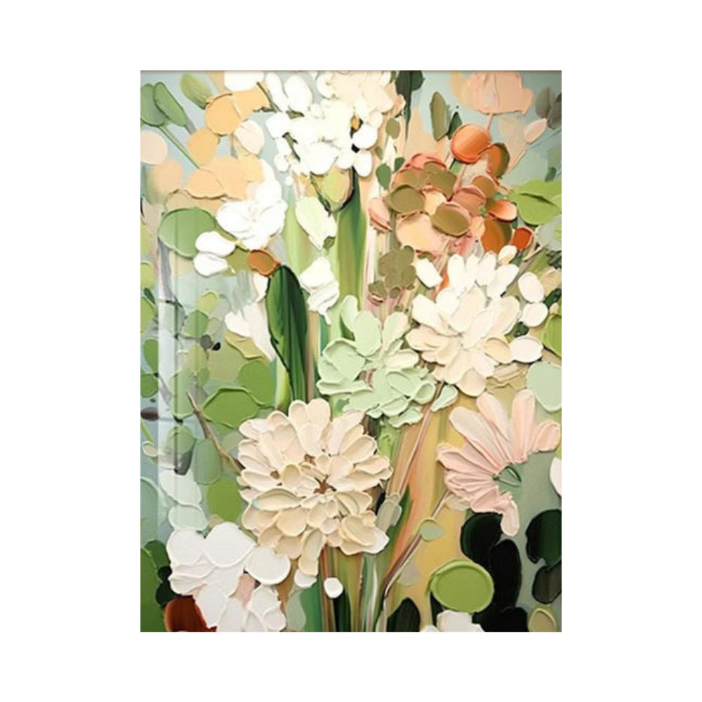 Plaster Floral Art #LM101