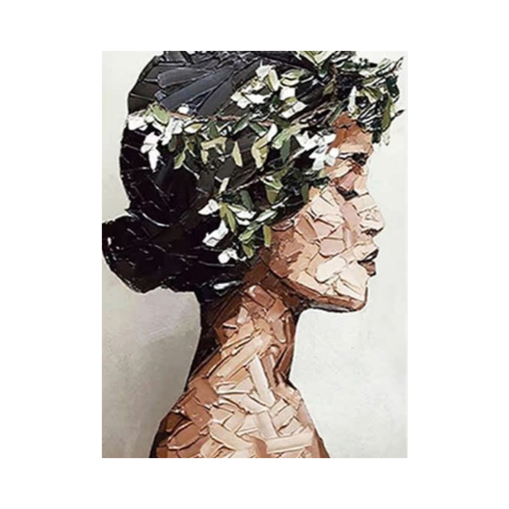 Plaster Portrait Art #LM108