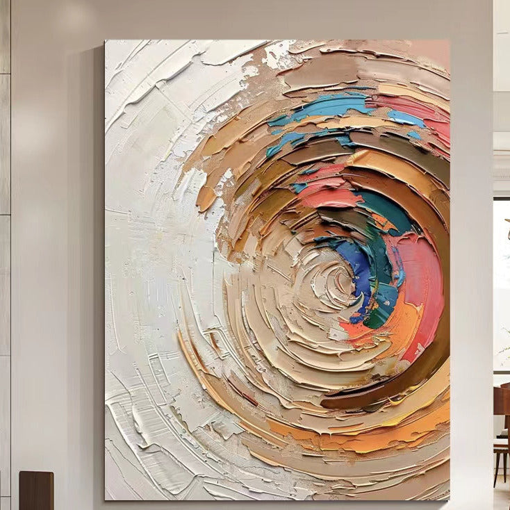 Abstract Large 3D Oil Painting Canvas Wall Art Living Room