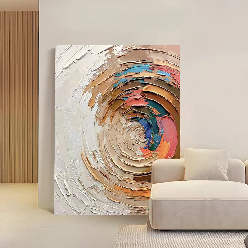 Abstract Large 3D Oil Painting Canvas Wall Art Living Room