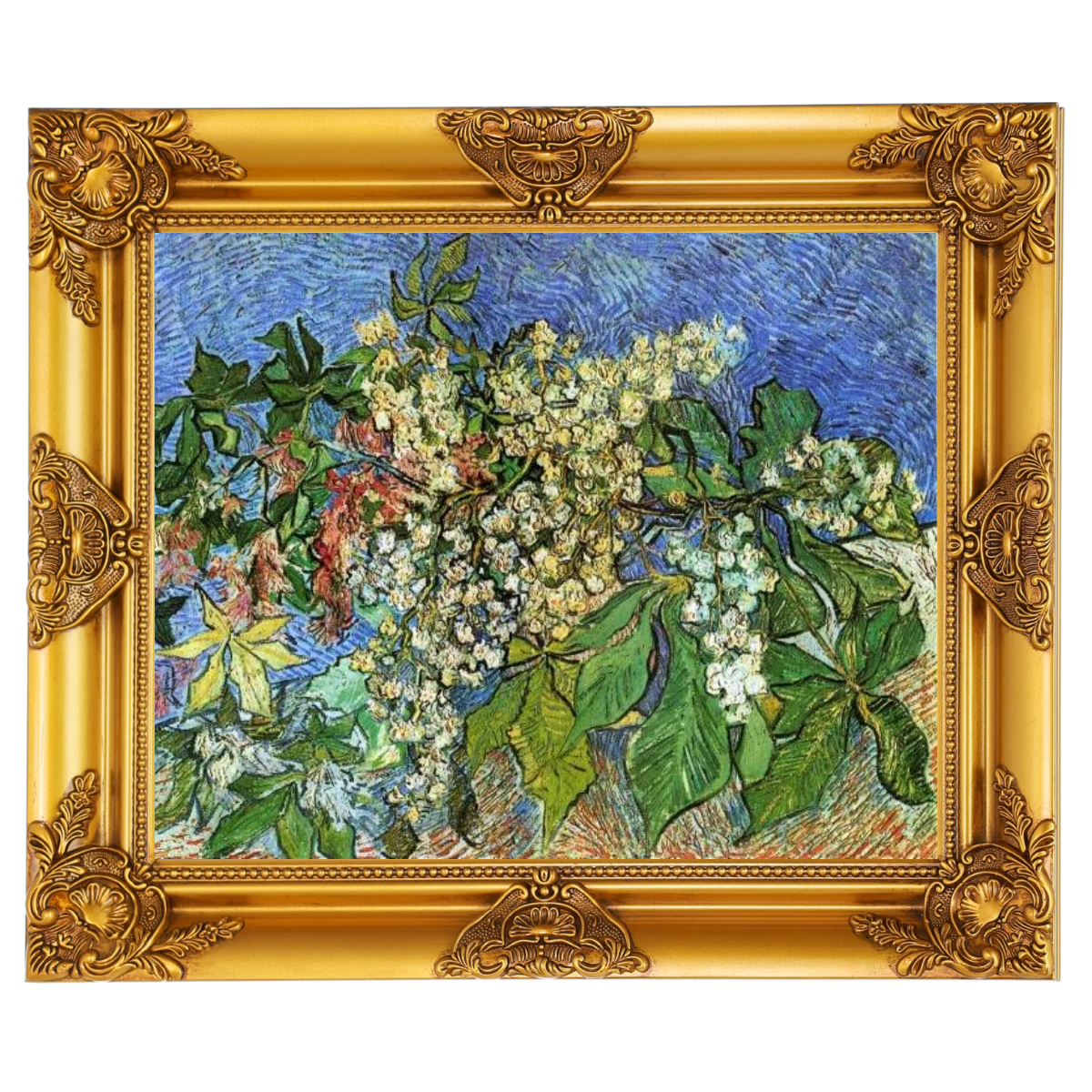 Blossoming Chestnut Branches