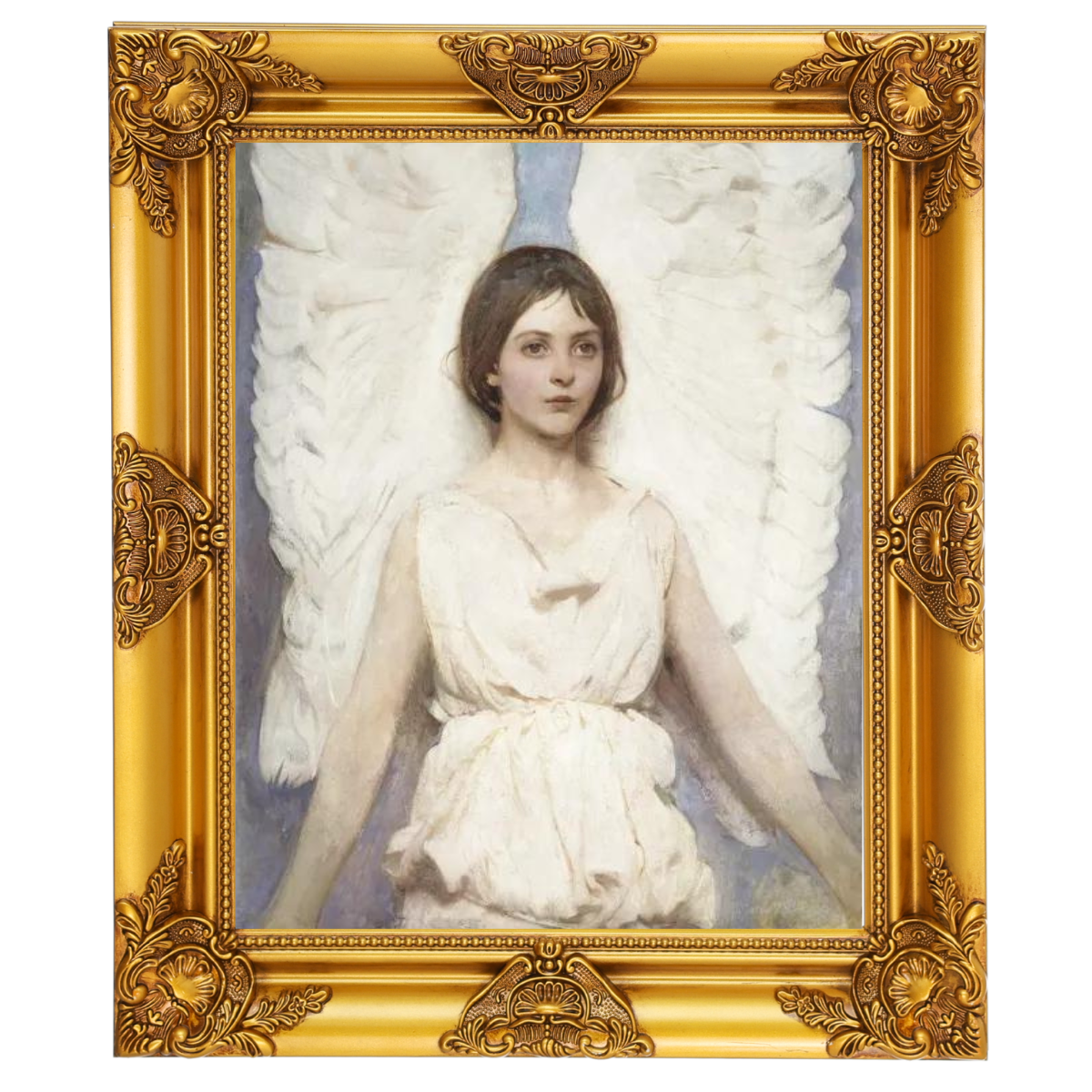 Angel - Vintage Wall Art Prints Artfully For Living Room