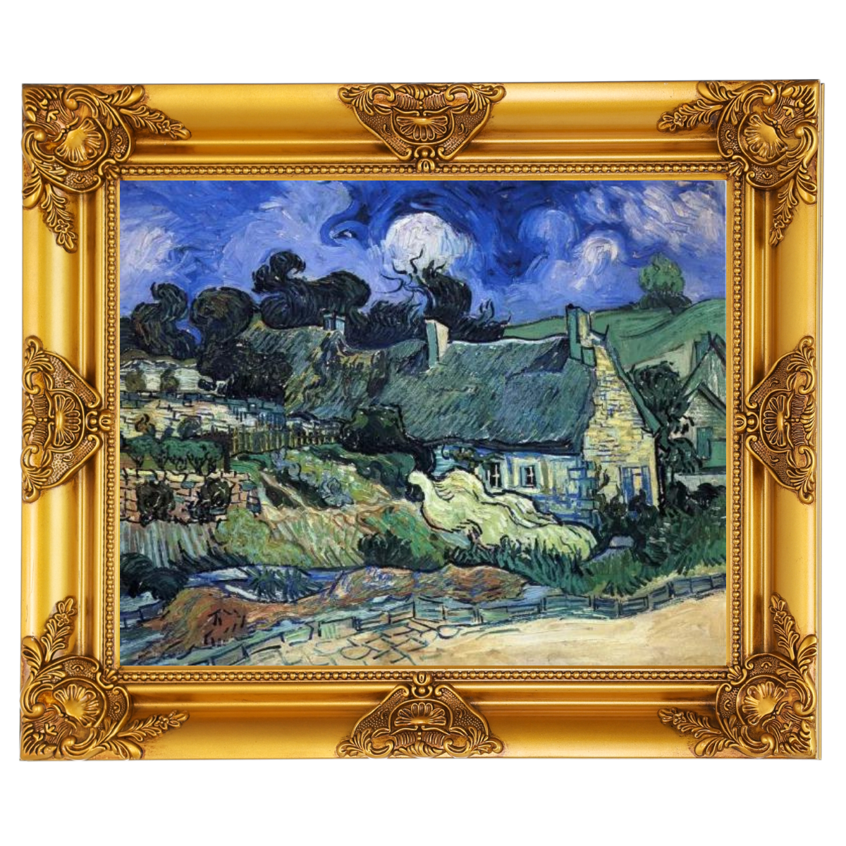 Houses with Thatched Roofs, Cordeville