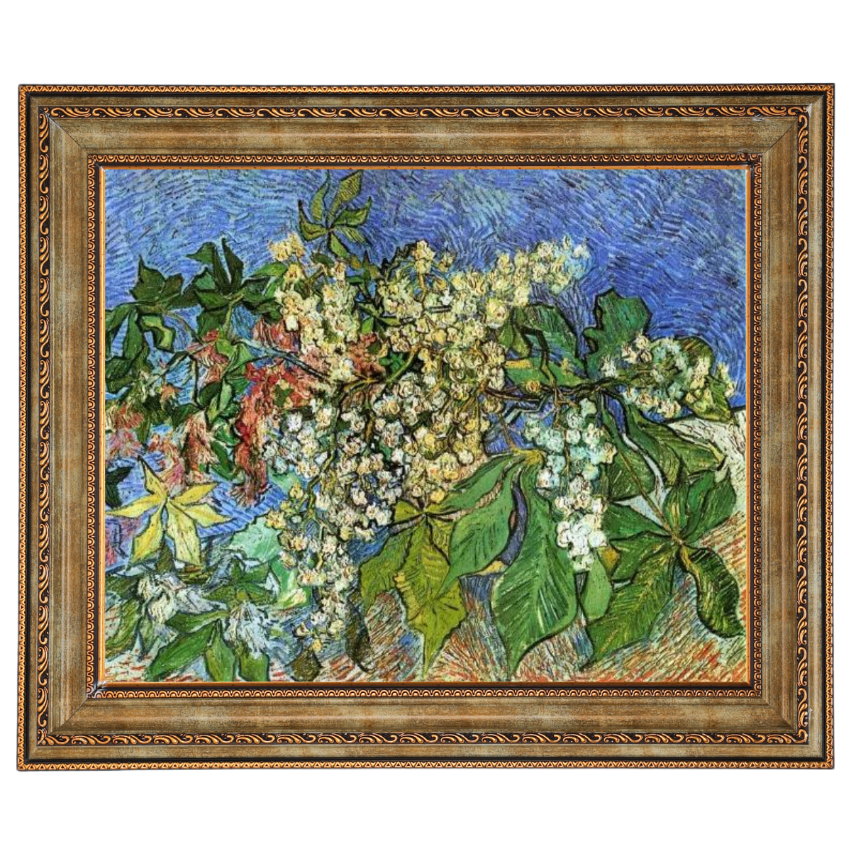 Blossoming Chestnut Branches