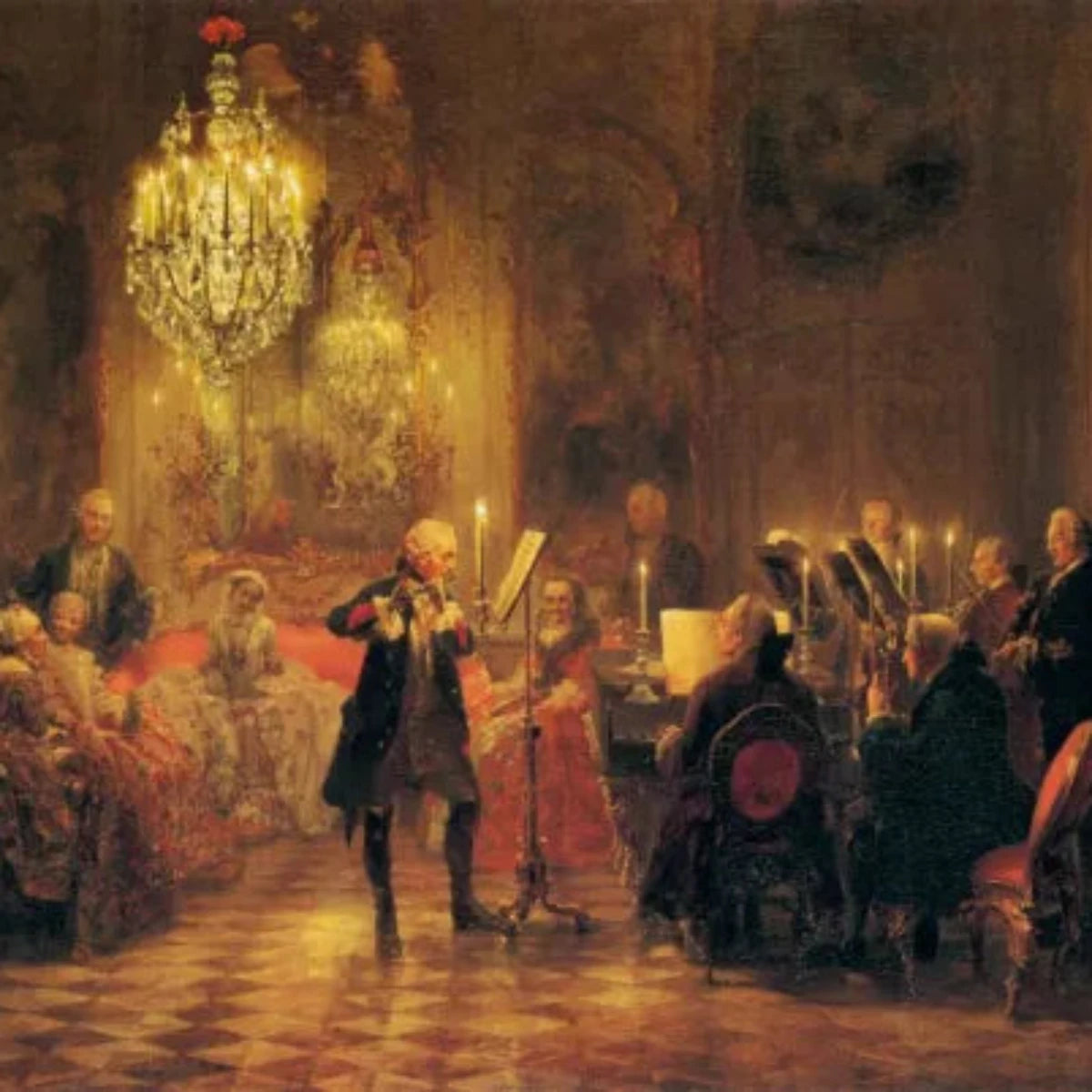 A Flute Concert of Frederick the Great at Sanssouci