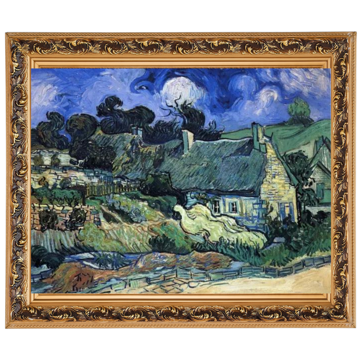 Houses with Thatched Roofs, Cordeville