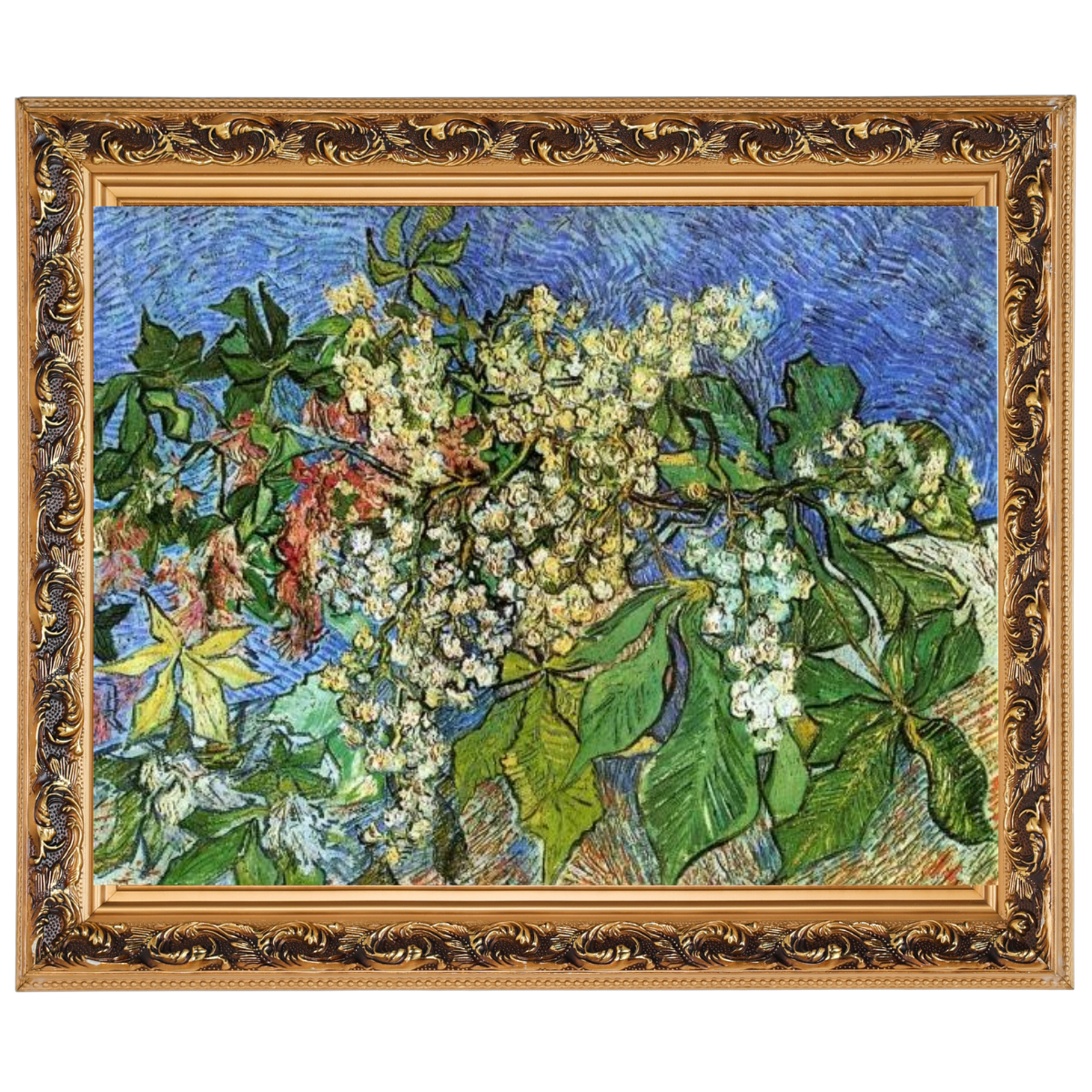Blossoming Chestnut Branches