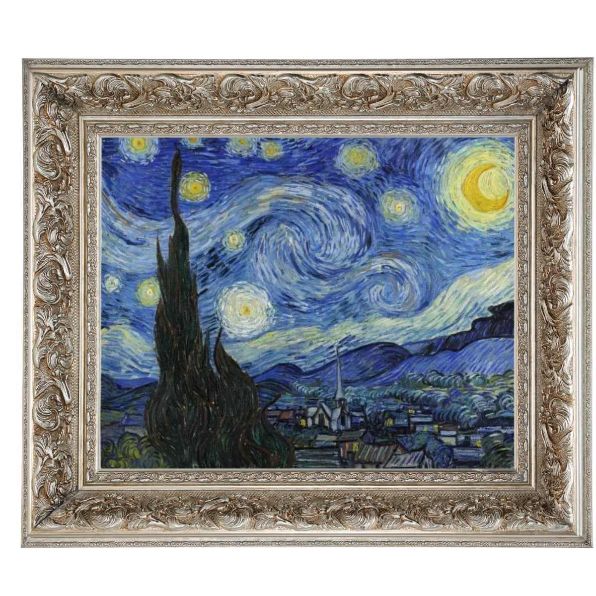 The Starry Night - Post Impressionism Wall Art Prints Decor For Dining Room