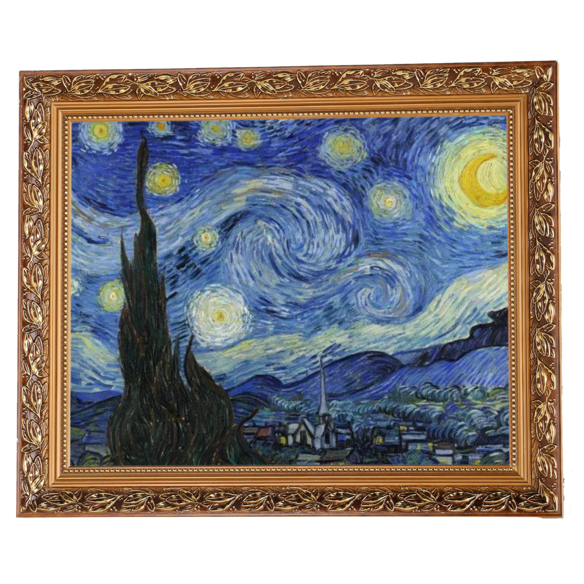 The Starry Night - Post Impressionism Wall Art Prints Decor For Dining Room