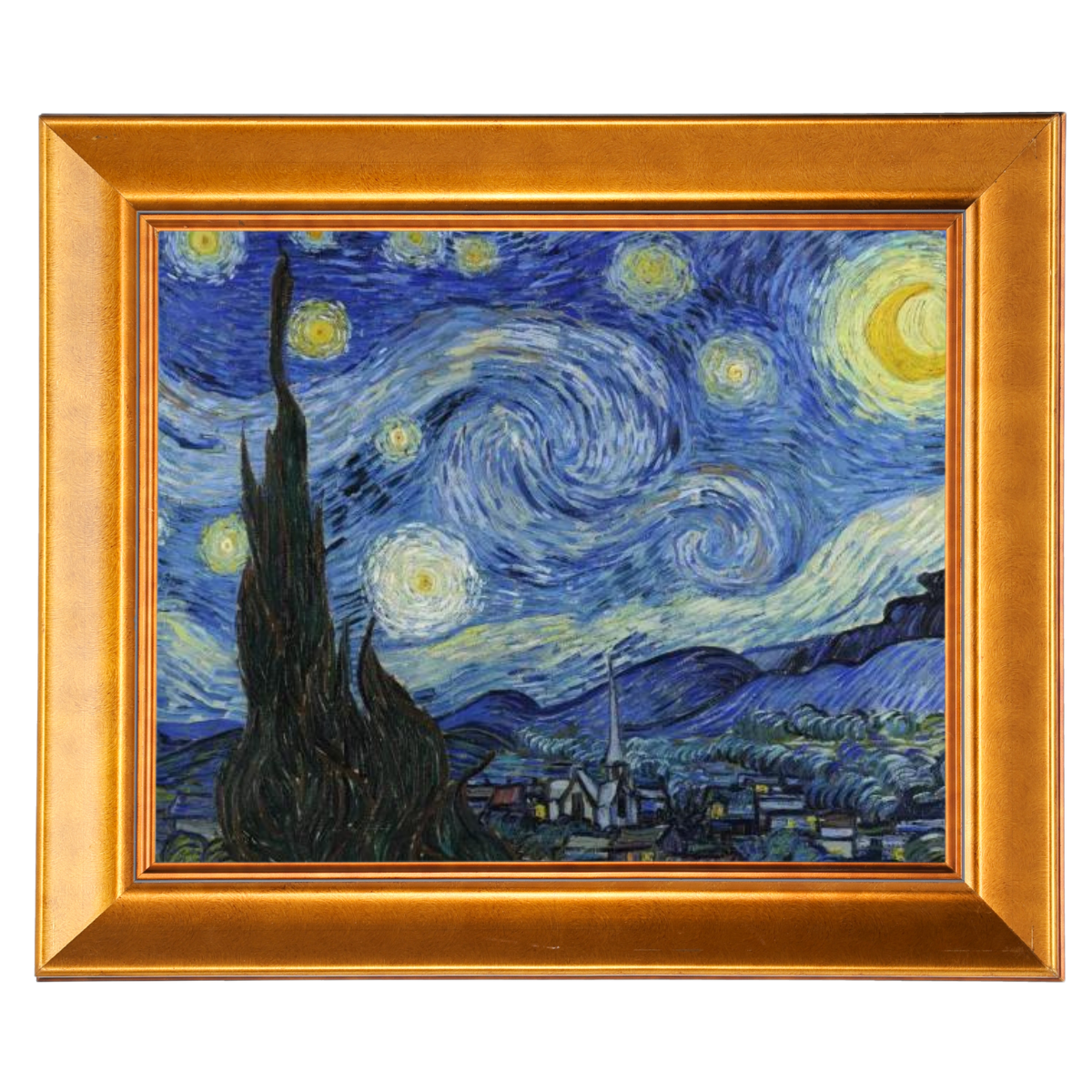 The Starry Night - Post Impressionism Wall Art Prints Decor For Dining Room