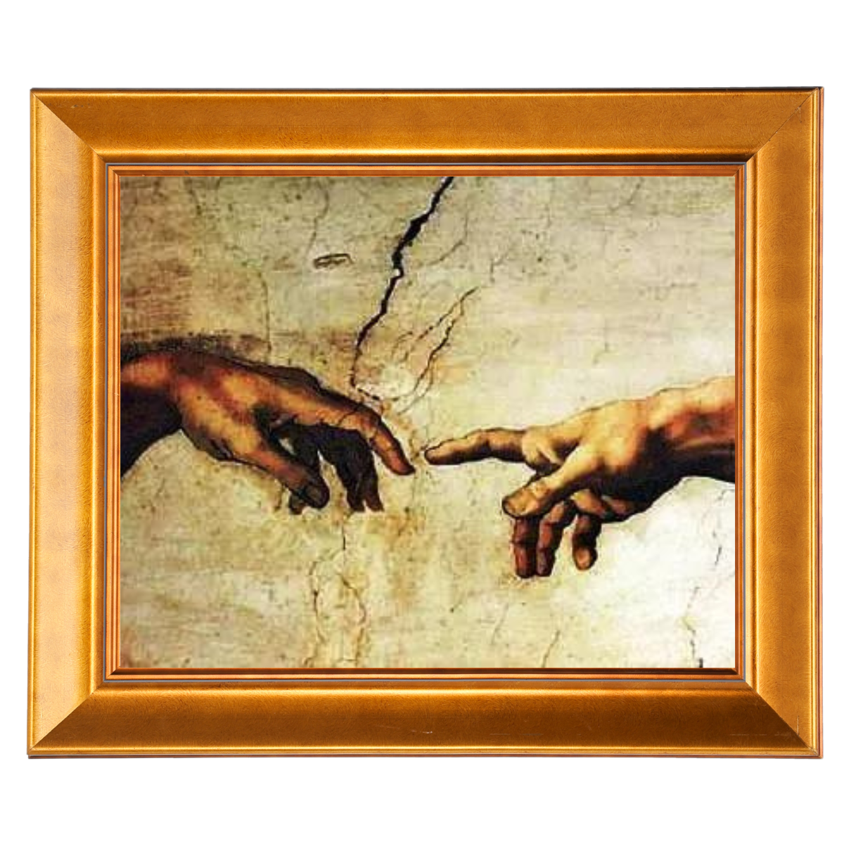 The Hands of God and Adam