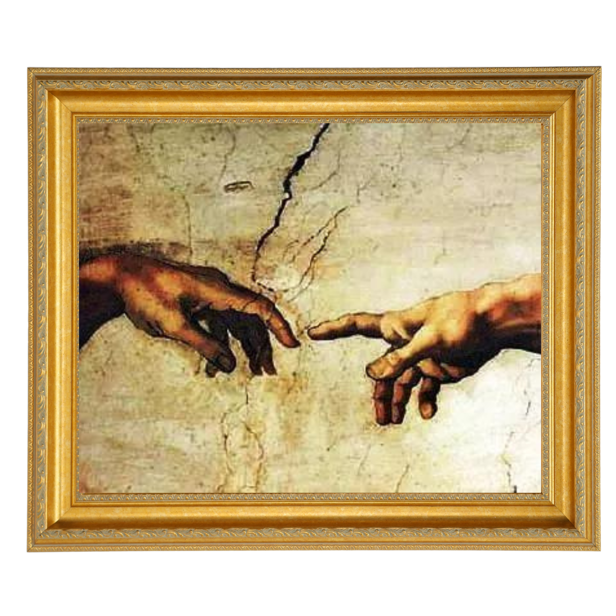 The Hands of God and Adam