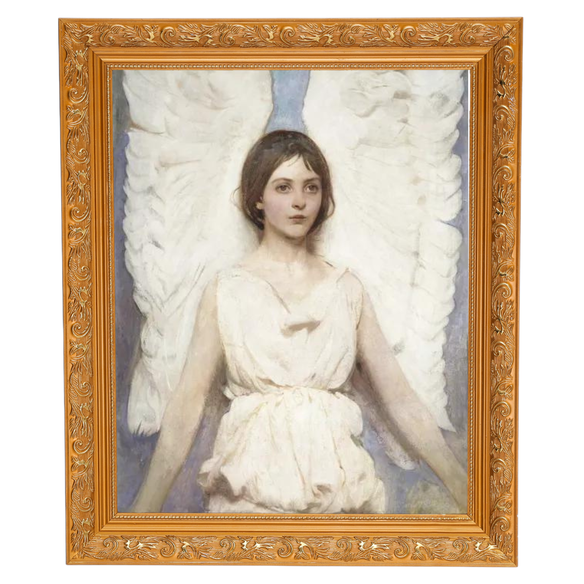 Angel - Vintage Wall Art Prints Artfully For Living Room