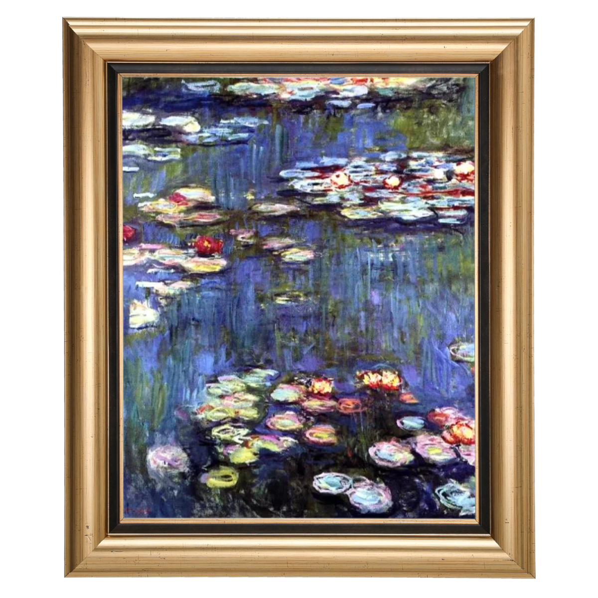 Water-Lilies 18- Metal Flower Wall Art For Living Room