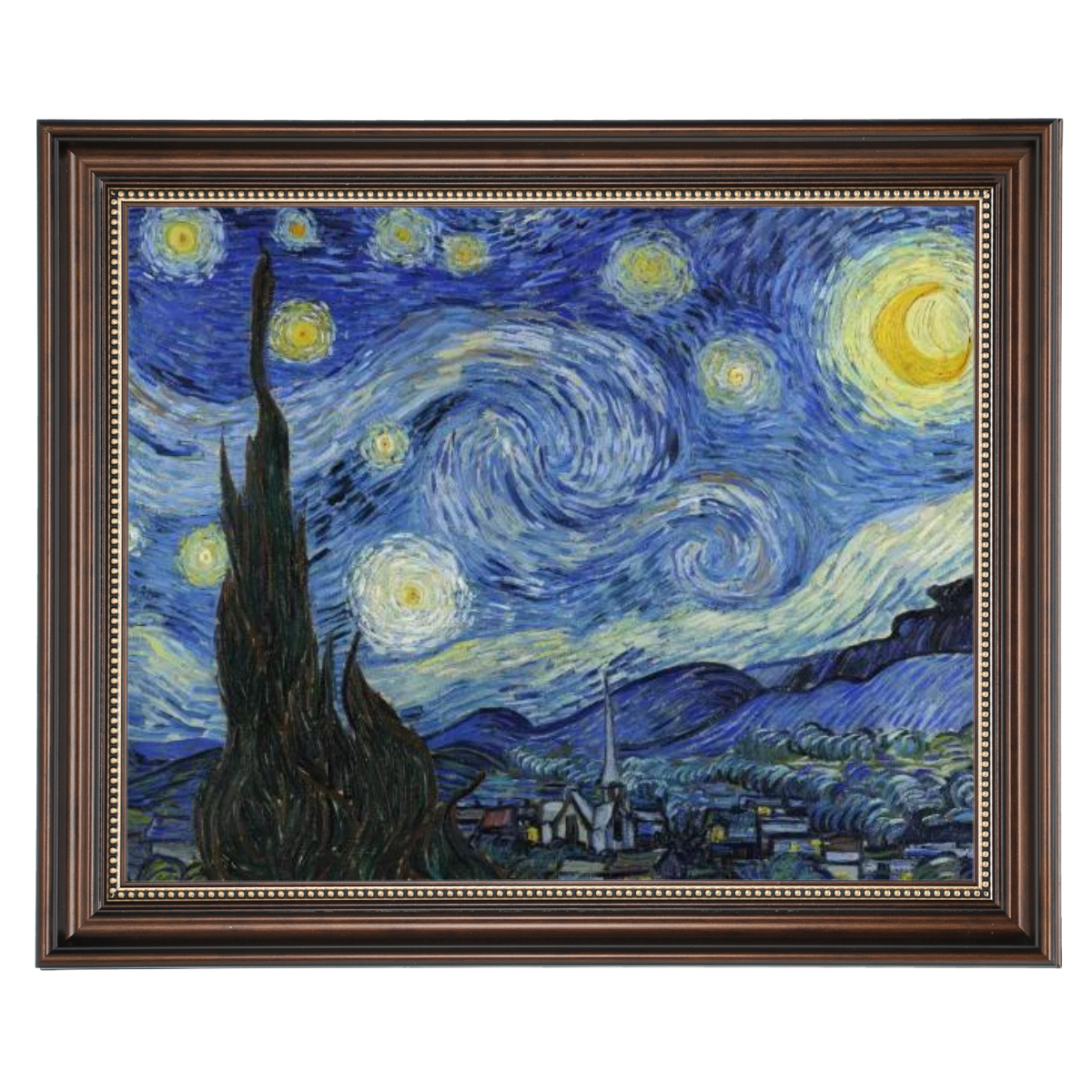 The Starry Night - Post Impressionism Wall Art Prints Decor For Dining Room