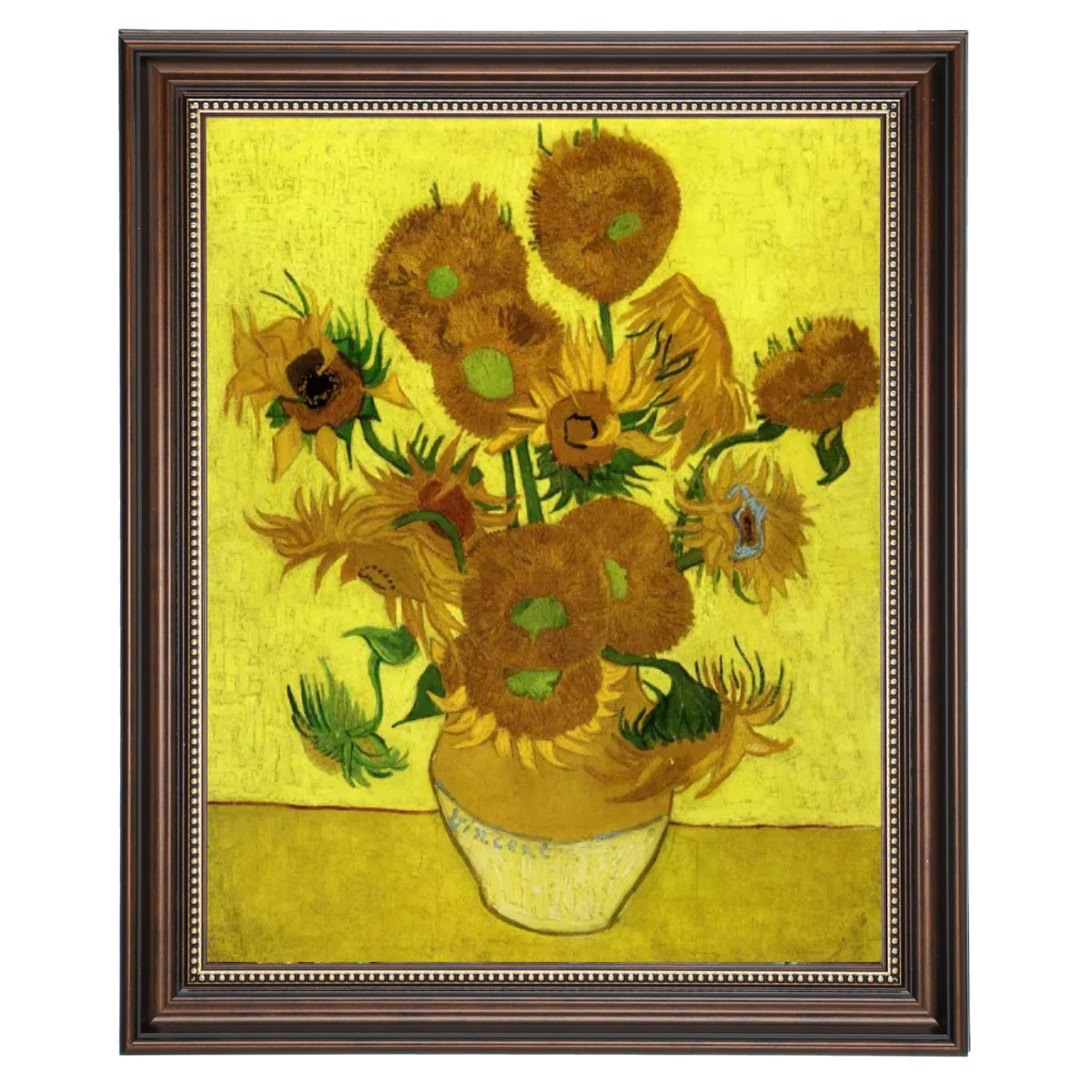 Still Life with Sun Flowers- Metal Art Wall Prints Decor For Living Room