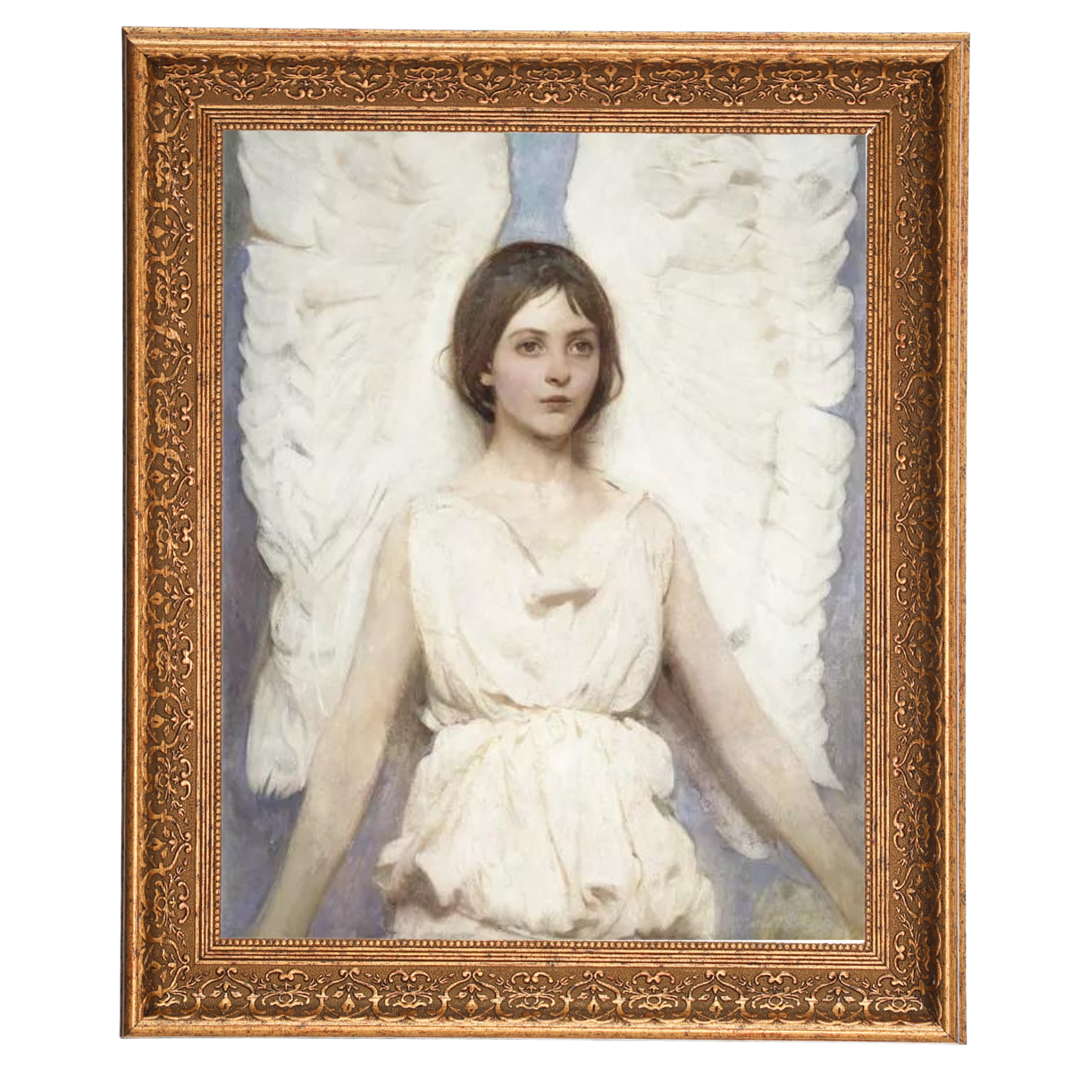 Angel - Vintage Wall Art Prints Artfully For Living Room