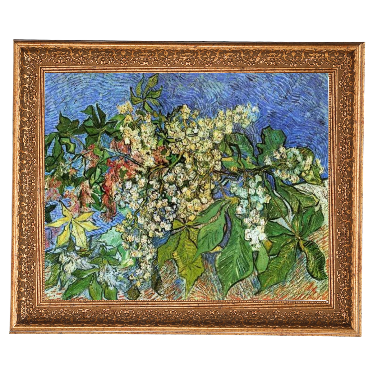 Blossoming Chestnut Branches