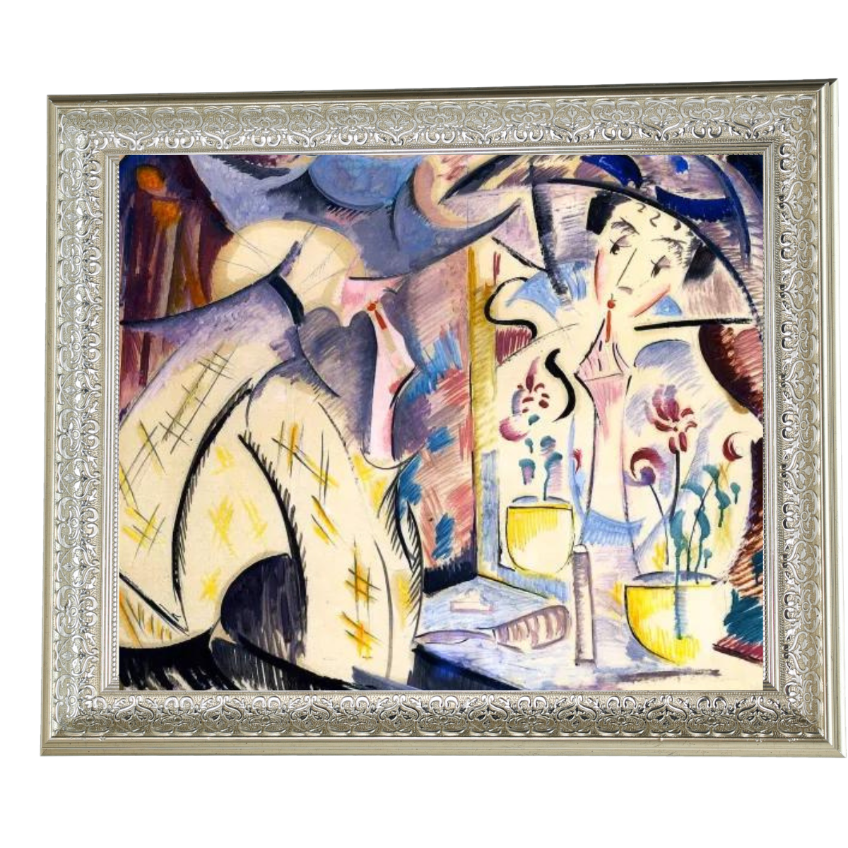 Woman at Her Dressing Table- Vintage Wall Art Prints Decor For Living Room