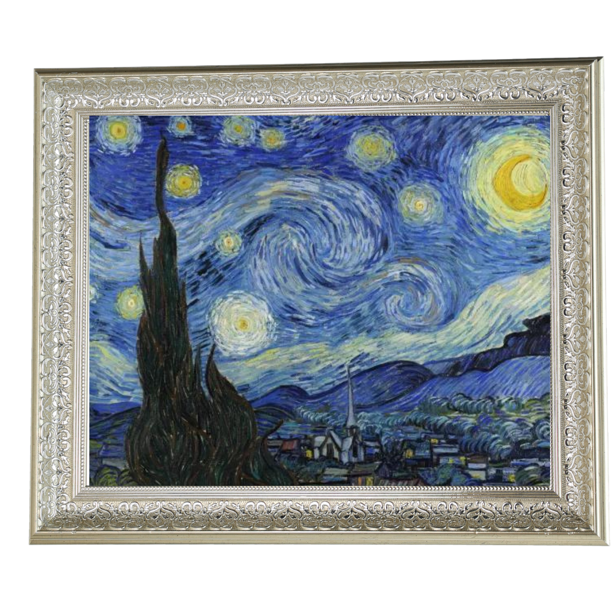 The Starry Night - Post Impressionism Wall Art Prints Decor For Dining Room