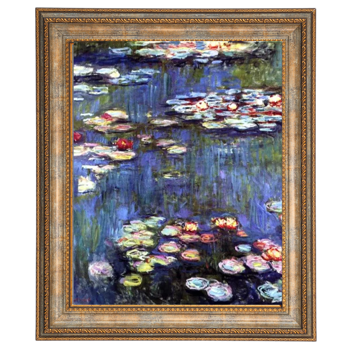 Water-Lilies 18- Metal Flower Wall Art For Living Room