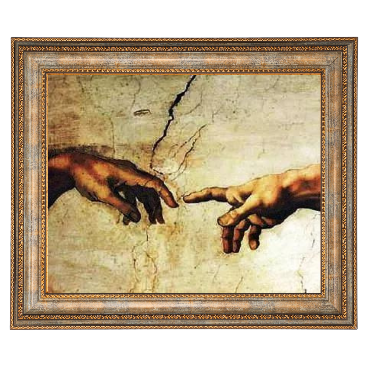 The Hands of God and Adam