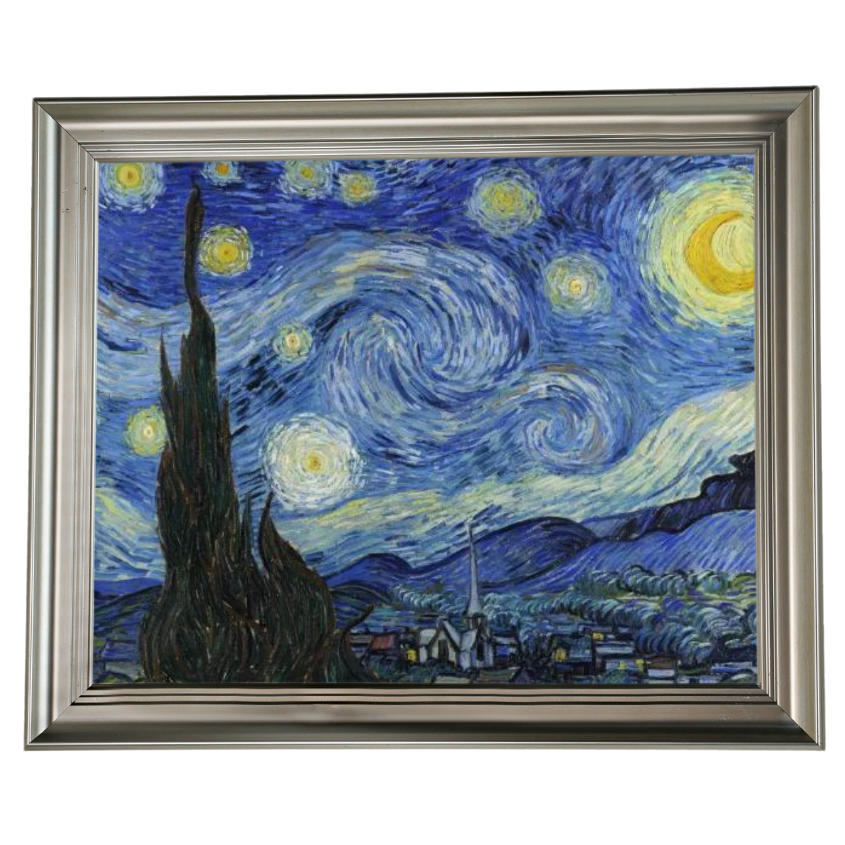 The Starry Night - Post Impressionism Wall Art Prints Decor For Dining Room