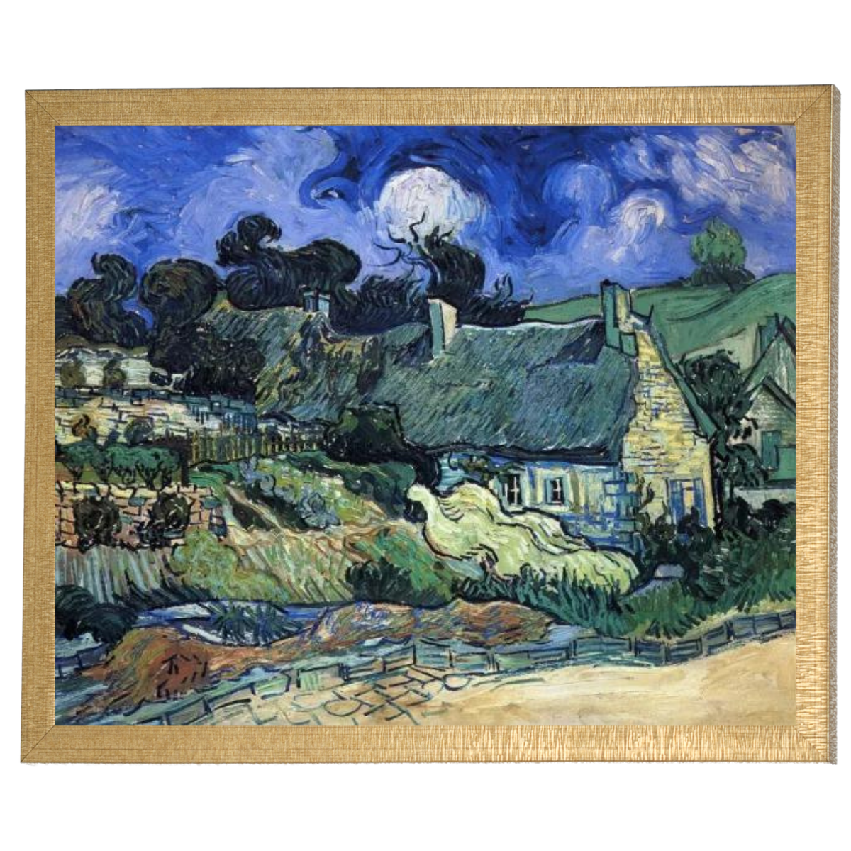 Houses with Thatched Roofs, Cordeville