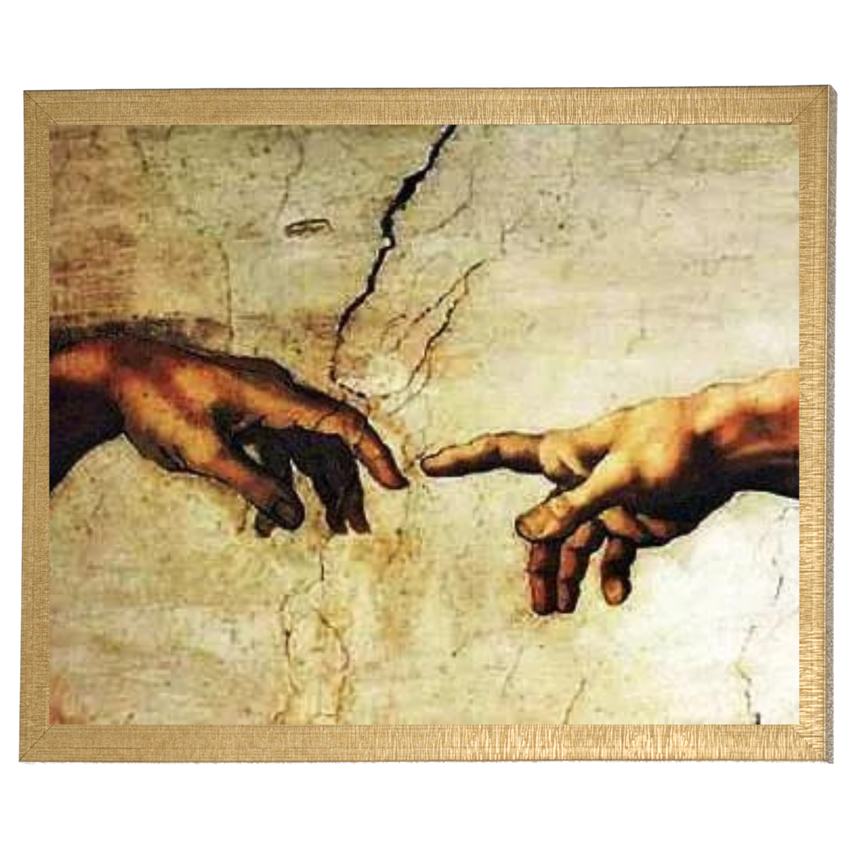 The Hands of God and Adam