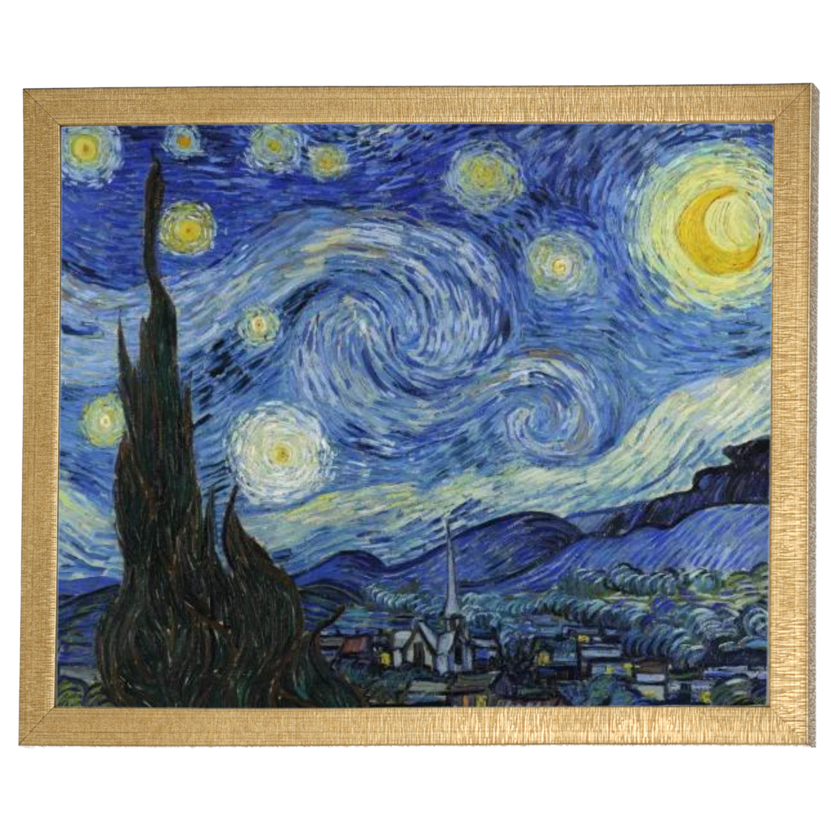 The Starry Night - Post Impressionism Wall Art Prints Decor For Dining Room