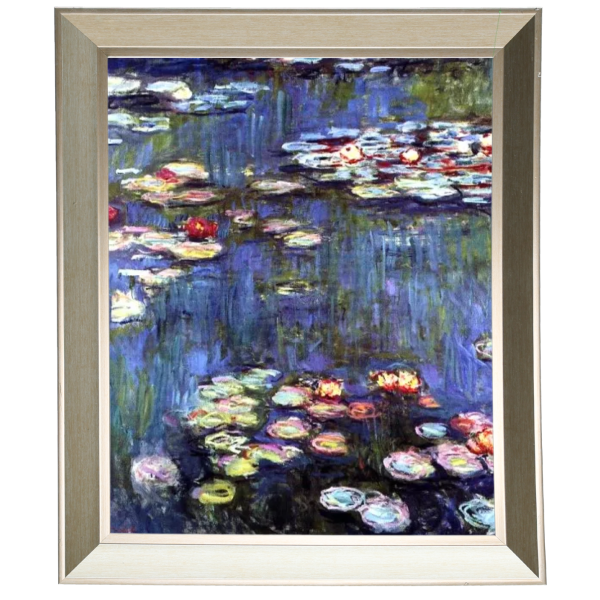 Water-Lilies 18- Metal Flower Wall Art For Living Room