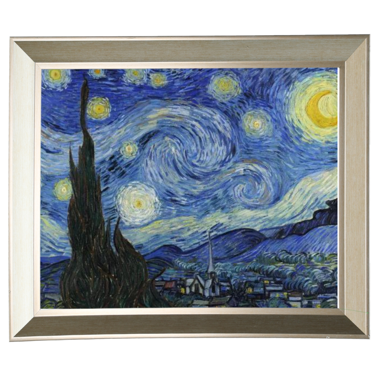 The Starry Night - Post Impressionism Wall Art Prints Decor For Dining Room