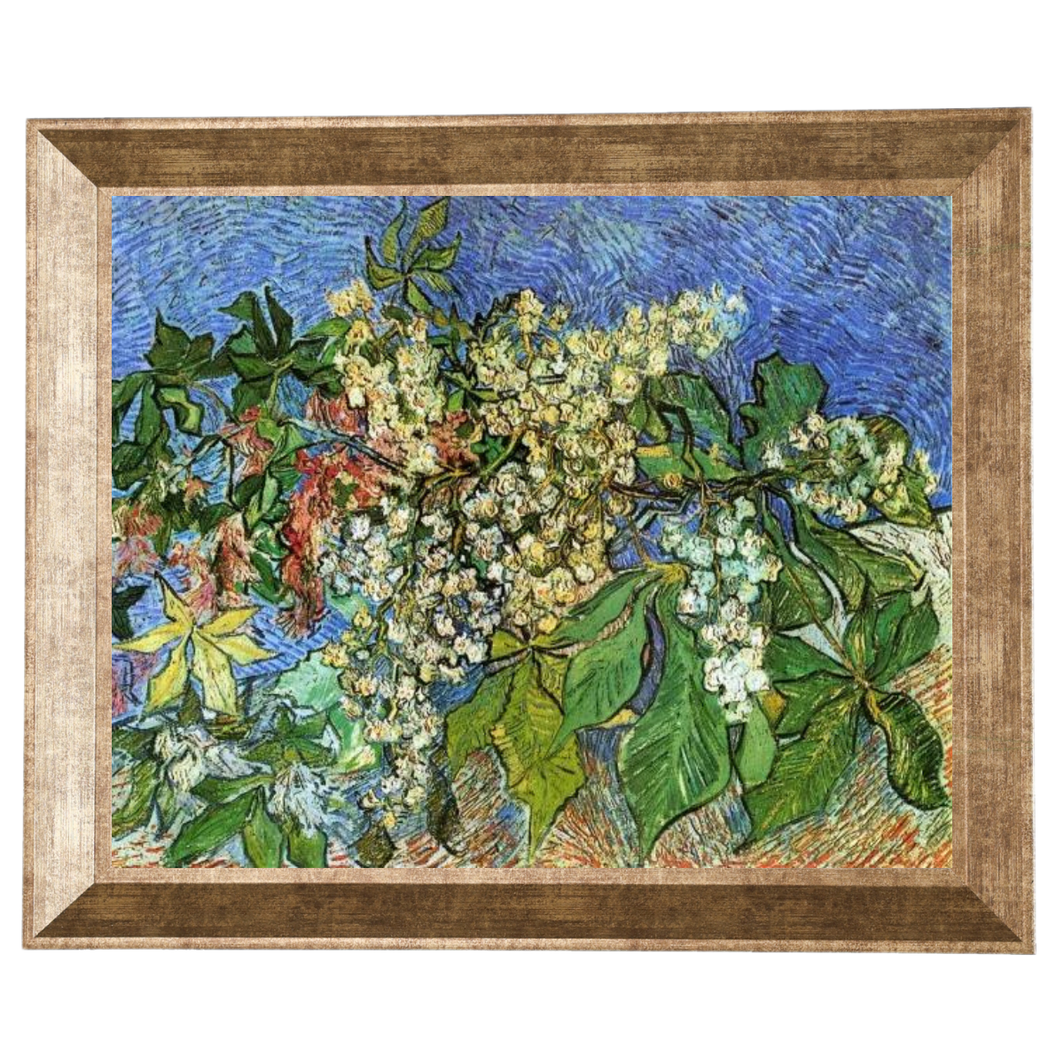 Blossoming Chestnut Branches