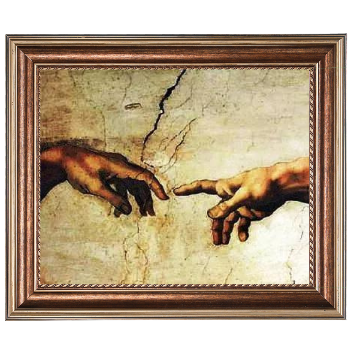 The Hands of God and Adam