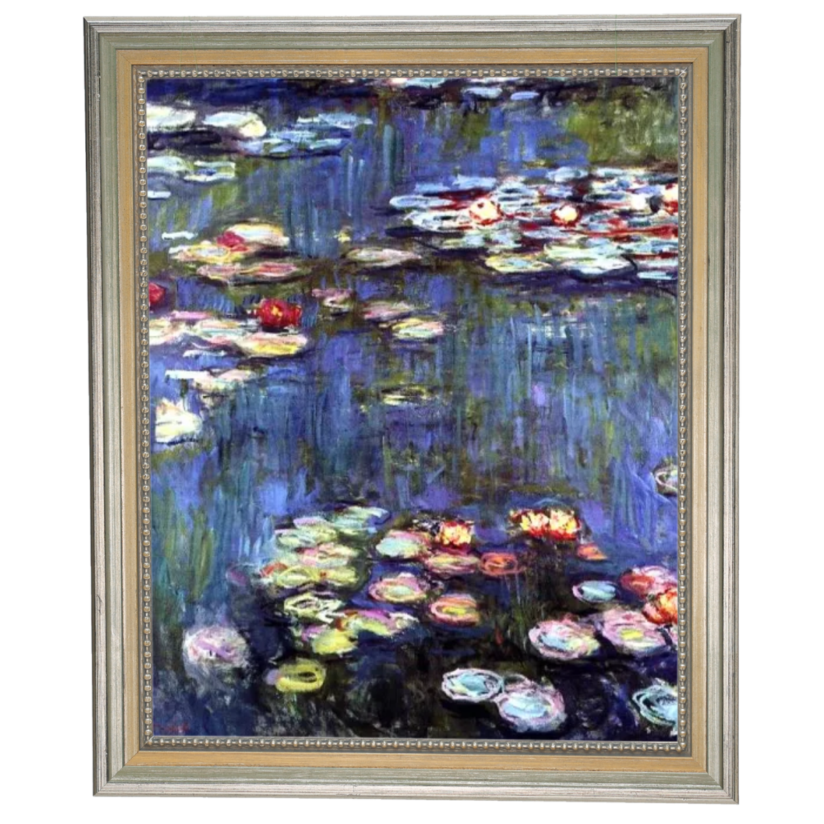 Water-Lilies 18- Metal Flower Wall Art For Living Room