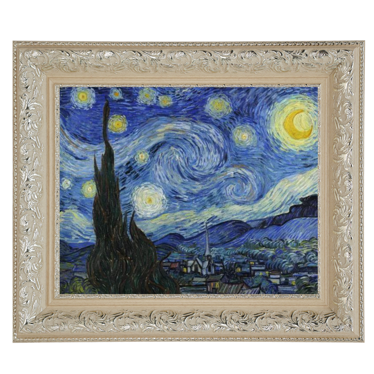 The Starry Night - Post Impressionism Wall Art Prints Decor For Dining Room