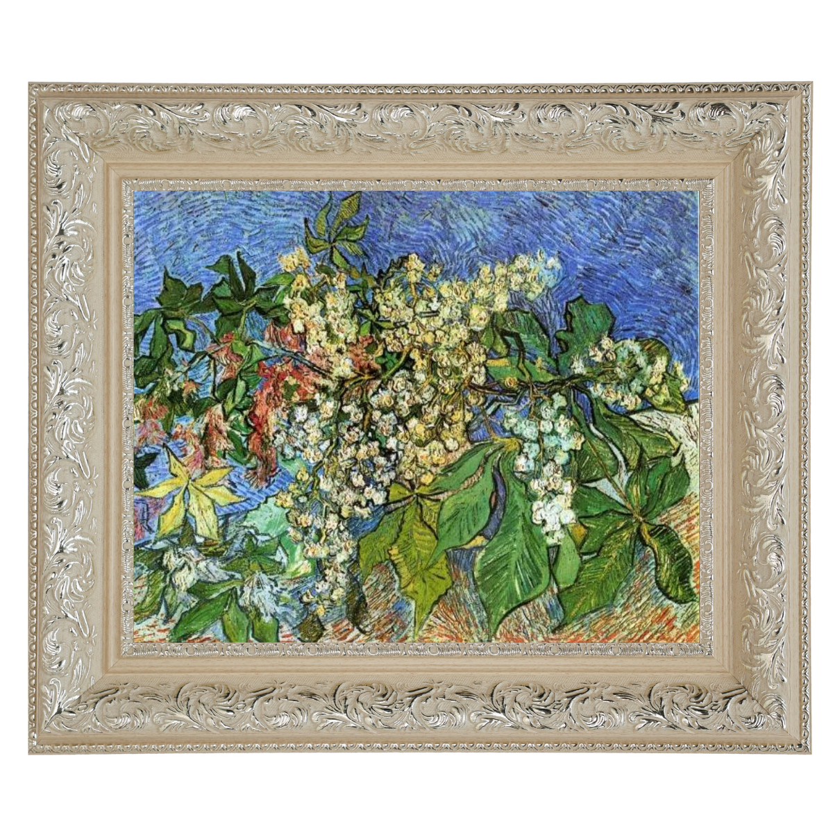 Blossoming Chestnut Branches