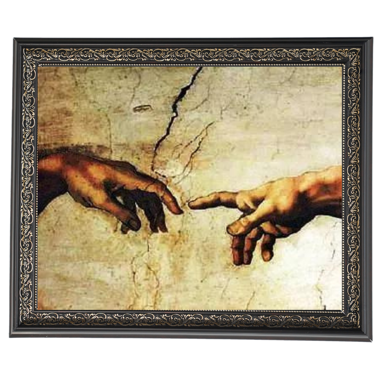 The Hands of God and Adam