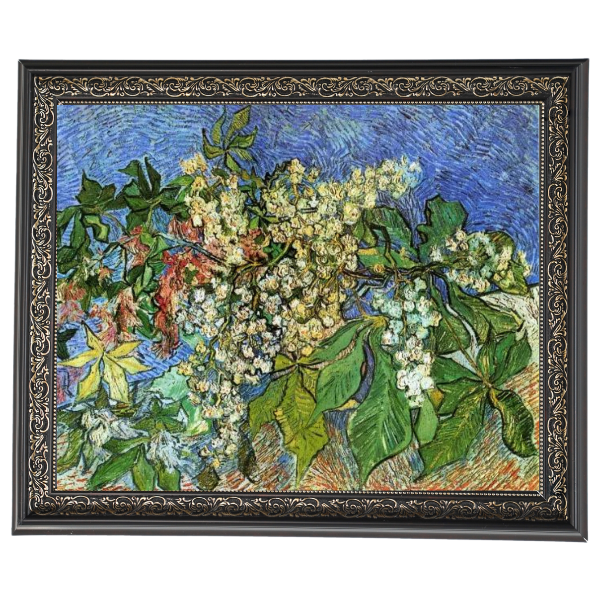 Blossoming Chestnut Branches