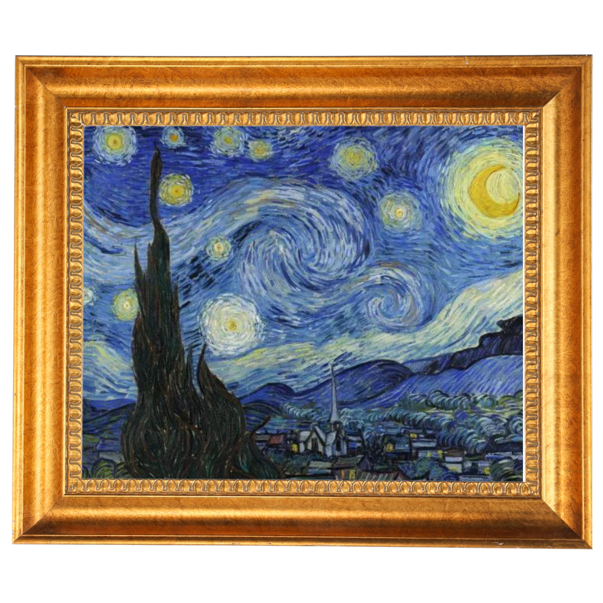 The Starry Night - Post Impressionism Wall Art Prints Decor For Dining Room