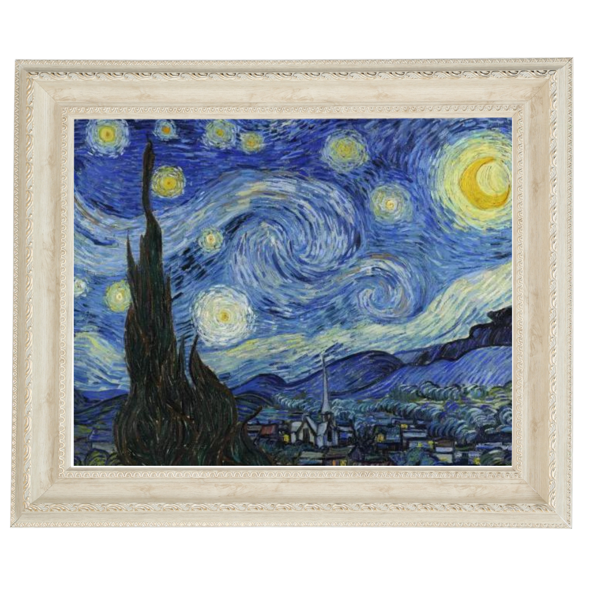 The Starry Night - Post Impressionism Wall Art Prints Decor For Dining Room