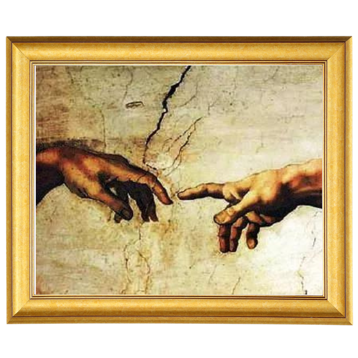 The Hands of God and Adam