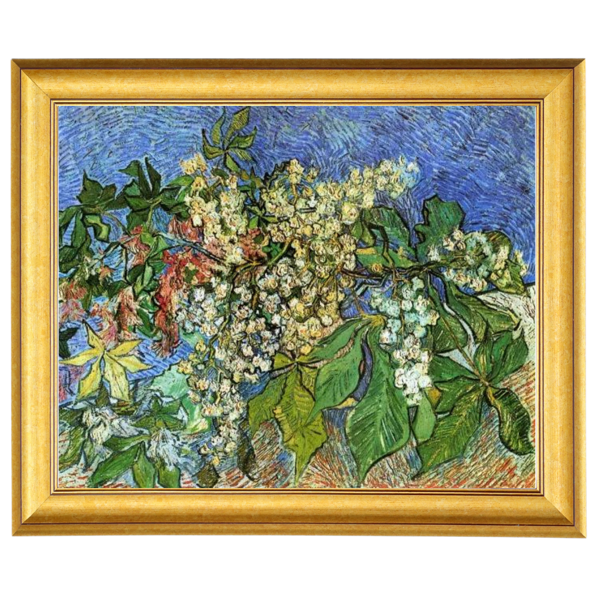 Blossoming Chestnut Branches