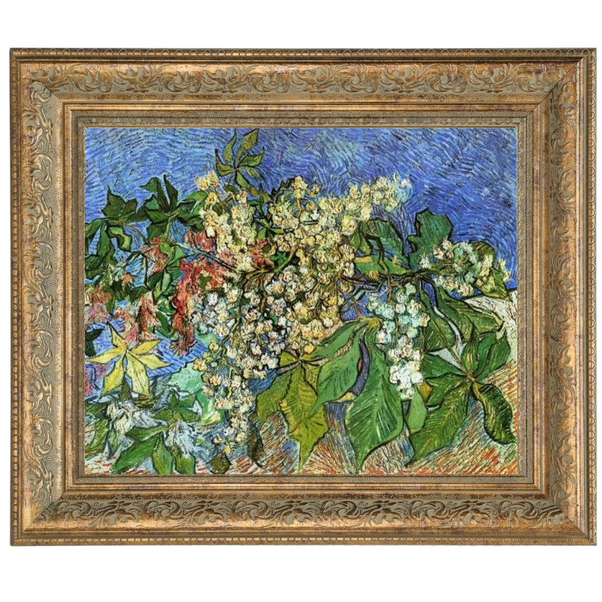 Blossoming Chestnut Branches