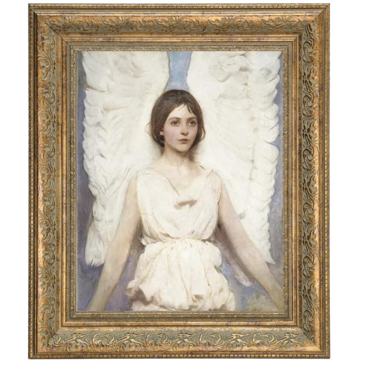 Angel - Vintage Wall Art Prints Artfully For Living Room