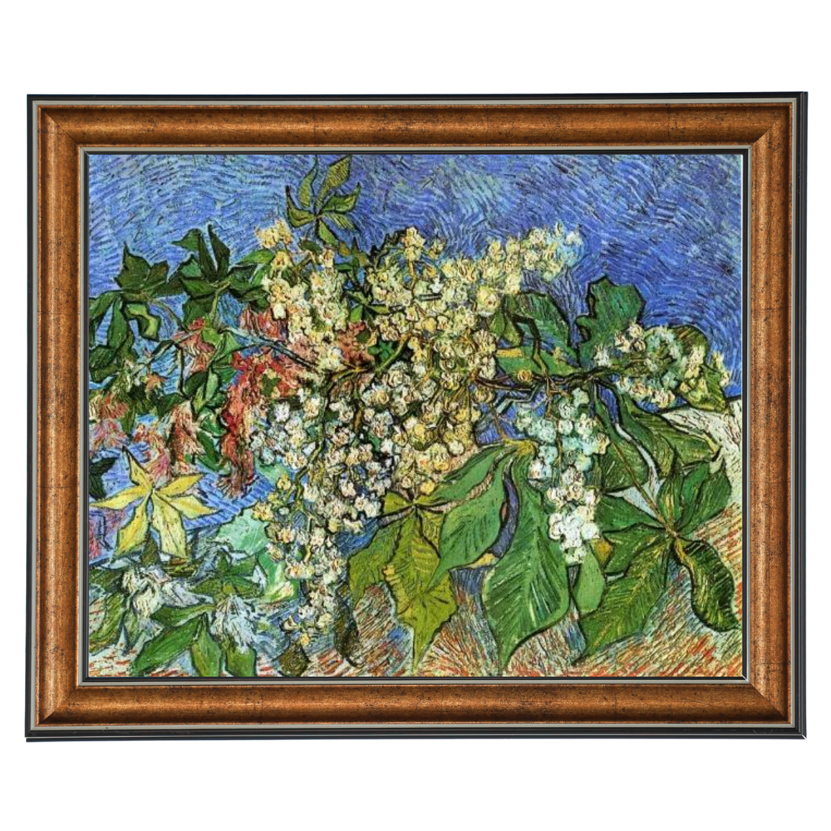 Blossoming Chestnut Branches