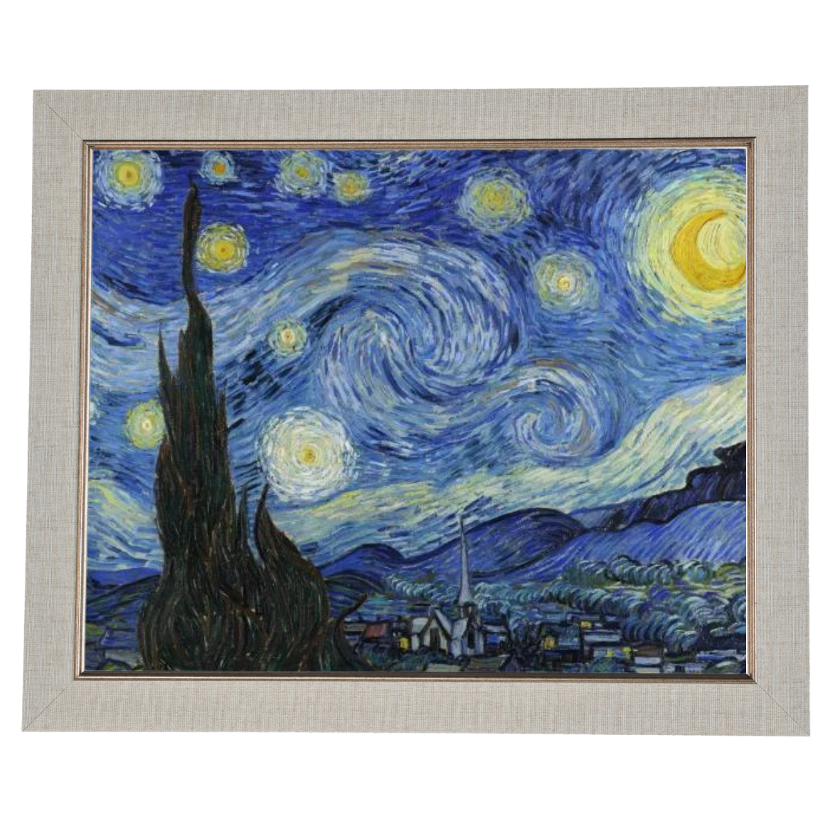 The Starry Night - Post Impressionism Wall Art Prints Decor For Dining Room