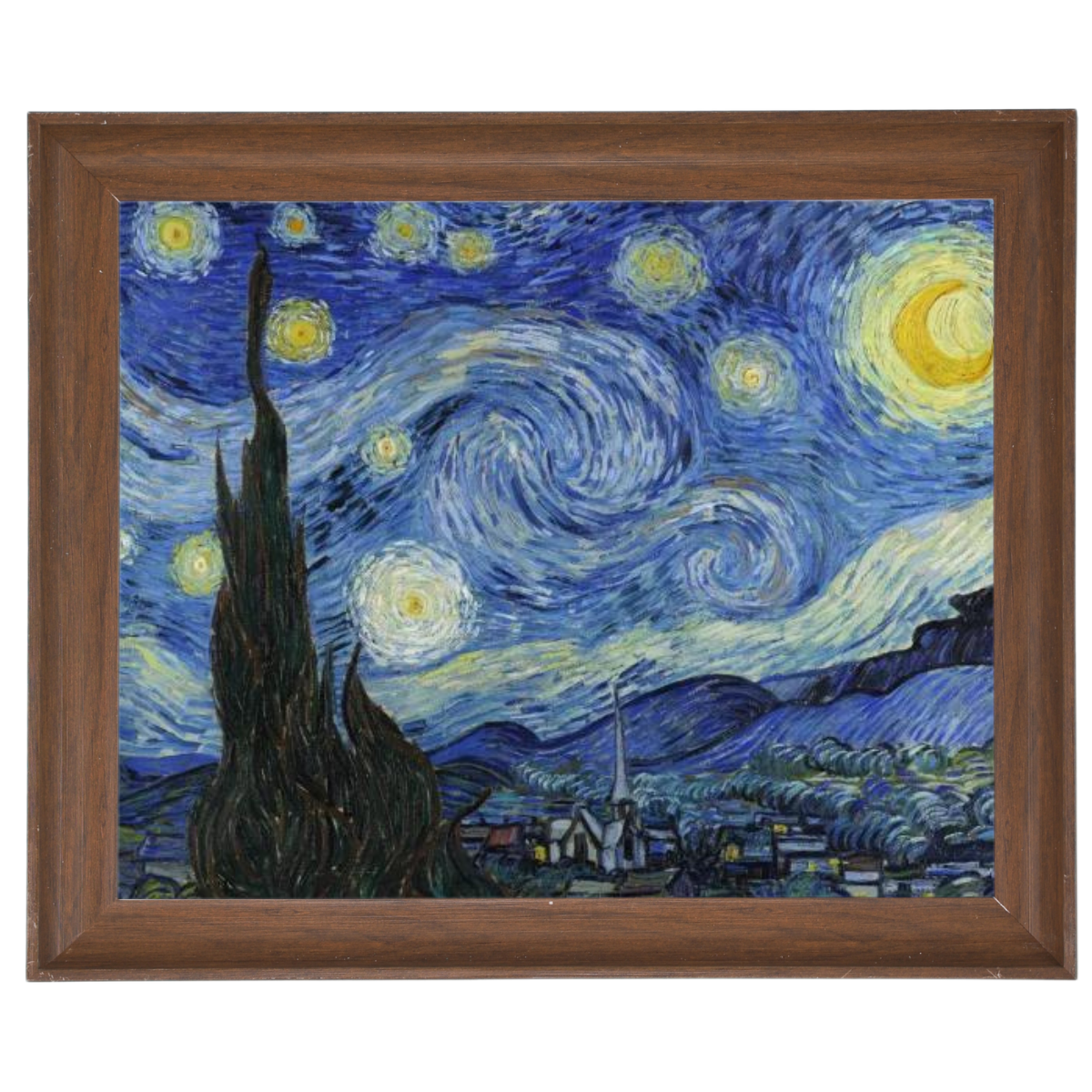 The Starry Night - Post Impressionism Wall Art Prints Decor For Dining Room