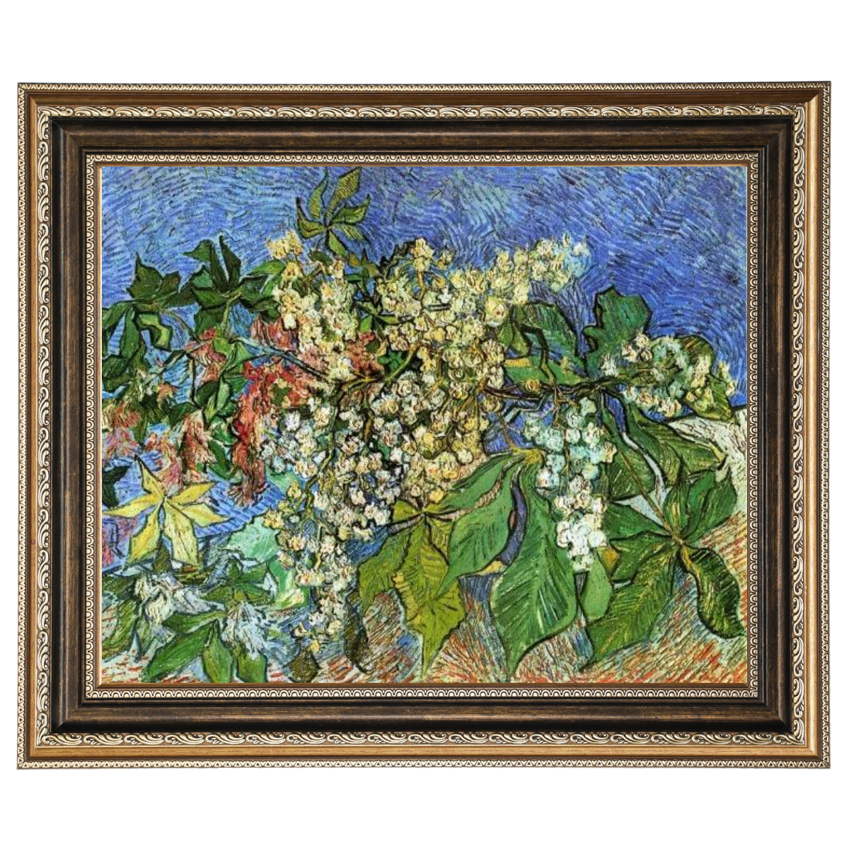 Blossoming Chestnut Branches